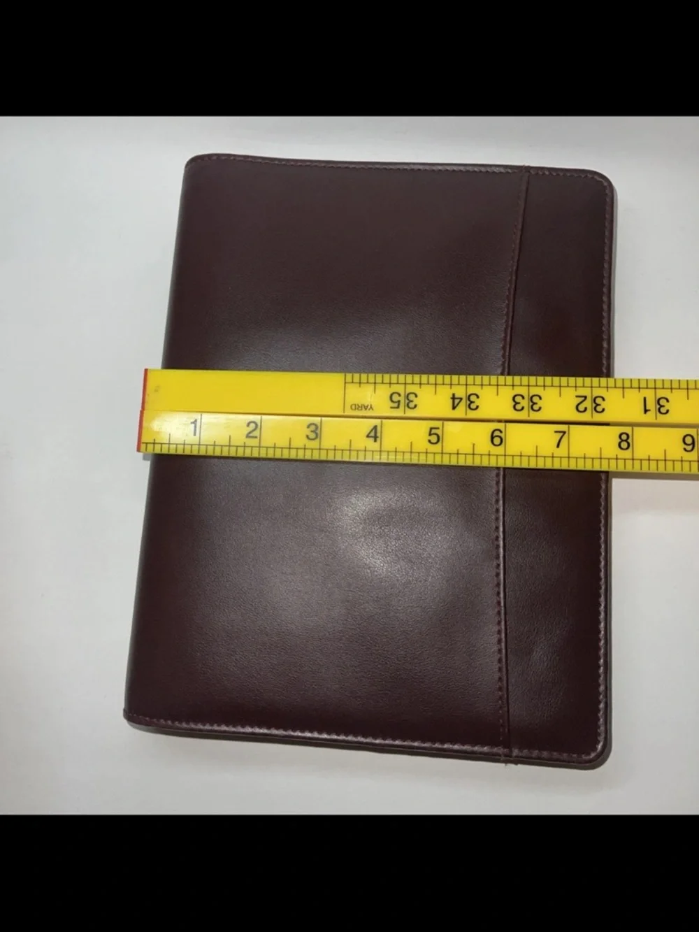 Lot Of 2 Dayrunner Burgundy/Brown Planners 8x10”Zip Around With Some Inserts